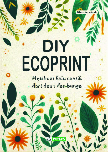 Sampul buku DIY Ecoprint Membuat...